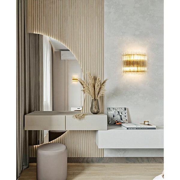 Lampa ścienna PALACE złota - Moosee